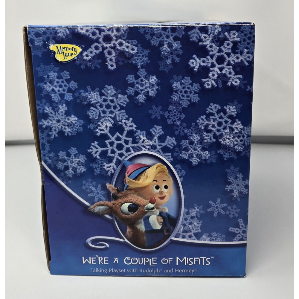 Rudolph The Red-Nosed Reindeer "We're A Couple of Misfits" Talking Play Set~NEW - Picture 4 of 6